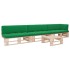 Muebles de palets 4 pzas y cojines madera pino