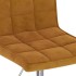 Sillas de comedor giratorias 2 unidades terciopelo