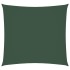 Toldo de vela cuadrado tela Oxford verde oscuro 7x7