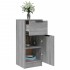 Aparadores 2 uds madera contrachapada gris Sonoma 30x30x70