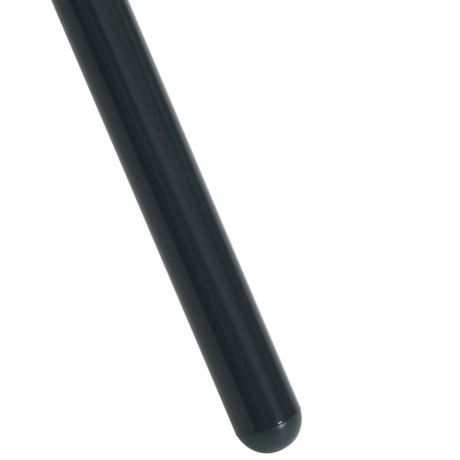 Sillas jardín apilables 7 pzas acero recubrimiento polvo