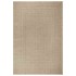 Alfombra ZIZUR aspecto yute interior/exterior beige 200x290
