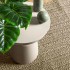 Alfombra ZIZUR aspecto yute interior/exterior beige 200x290