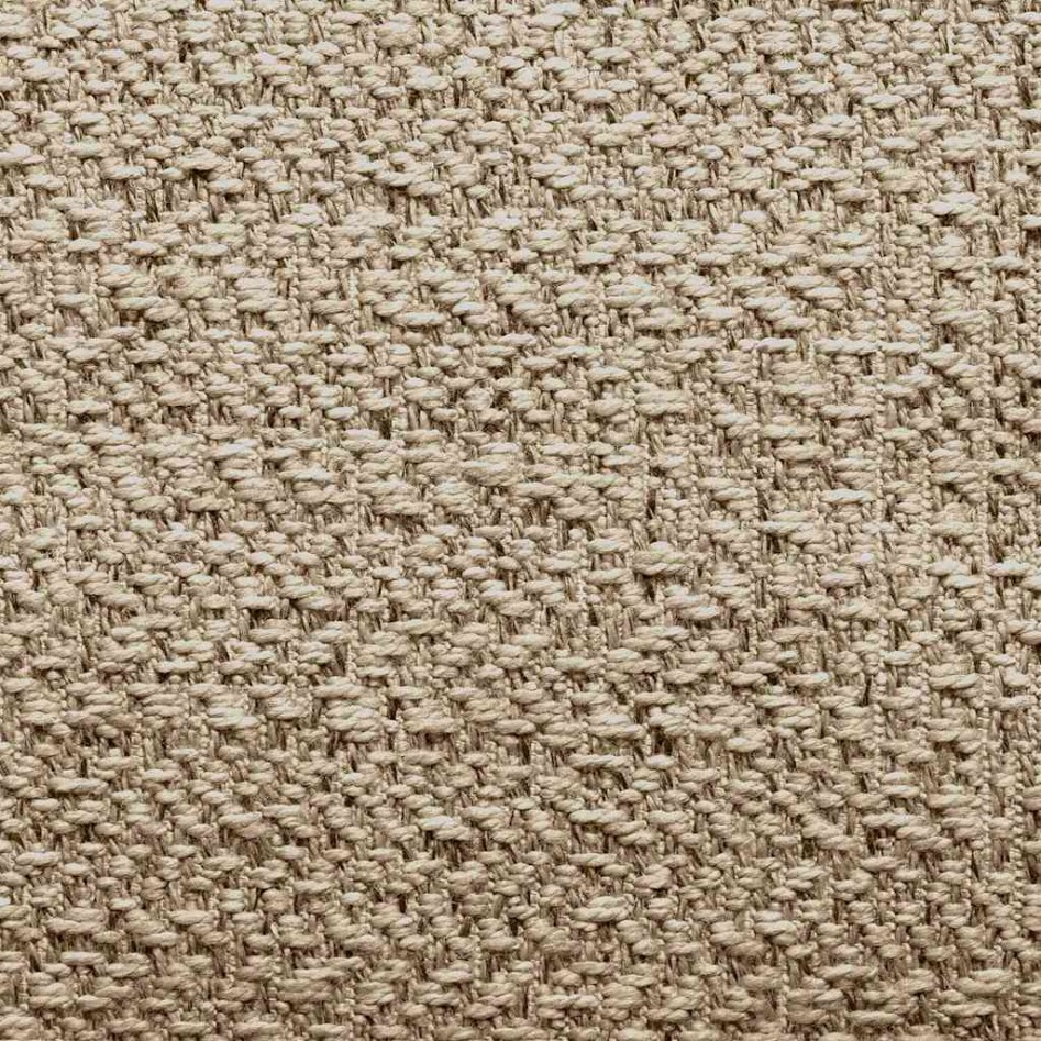 Alfombra ZIZUR aspecto yute interior/exterior beige 200x290