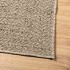 Alfombra ZIZUR aspecto yute interior/exterior beige 200x290