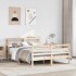 Estructura de cama sin colchón madera maciza de pino 120x190