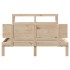 Estructura de cama con cabecero madera maciza pino 120x190