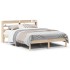 Estructura de cama sin colchón madera maciza de pino 140x190