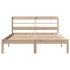 Estructura de cama sin colchón madera maciza de pino 140x190