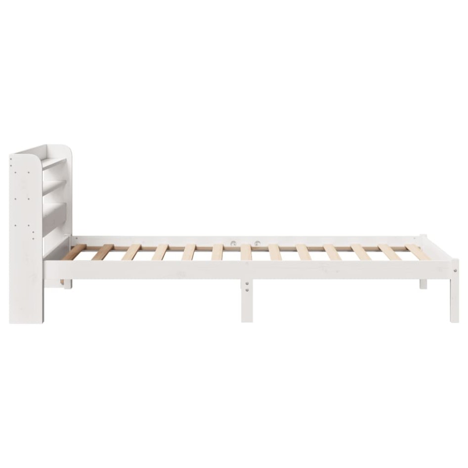 Estructura cama sin colchón madera maciza pino blanca