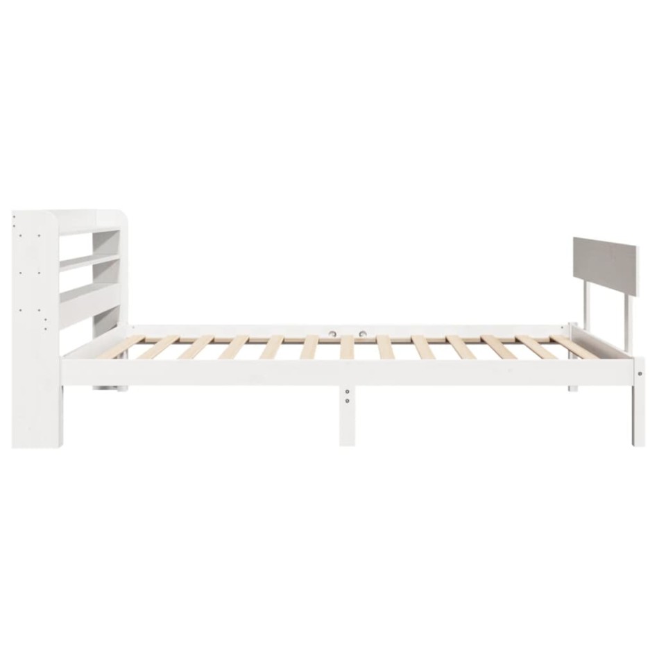 Estructura cama sin colchón madera maciza pino blanca