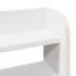 Estructura de cama sin colchón madera maciza blanca 200x200