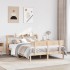 Estructura de cama sin colchón madera maciza de pino 160x200