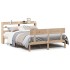 Estructura de cama sin colchón madera maciza de pino 160x200