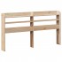 Estructura de cama sin colchón madera maciza de pino 160x200