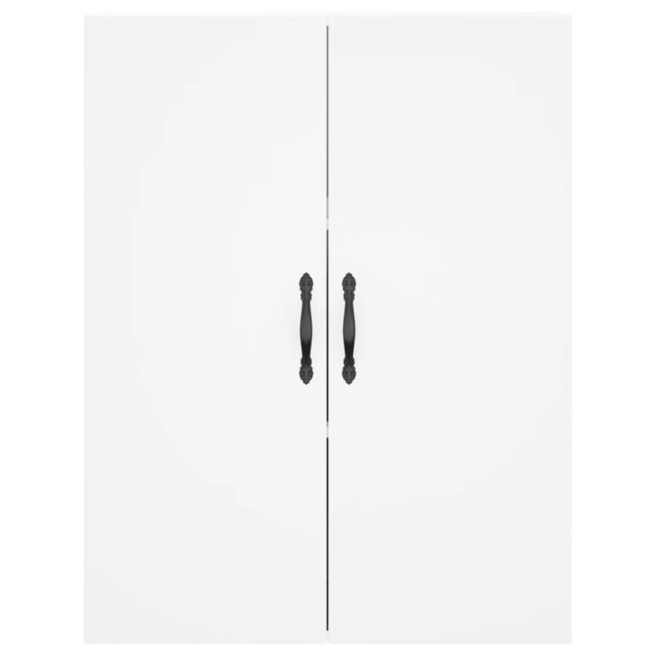 Aparador alto madera contrachapada blanco 69,5x34x180