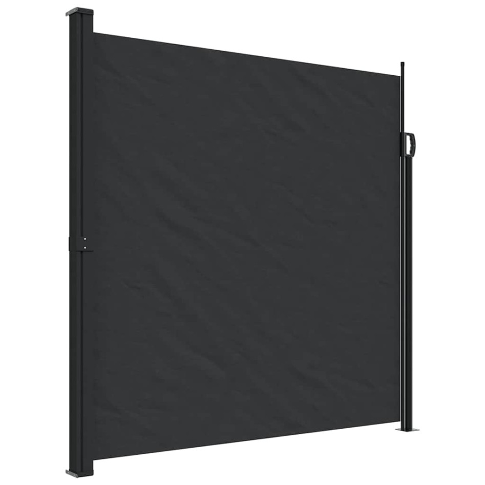 Toldo lateral retráctil negro 200x300