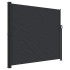 Toldo lateral retráctil negro 180x500