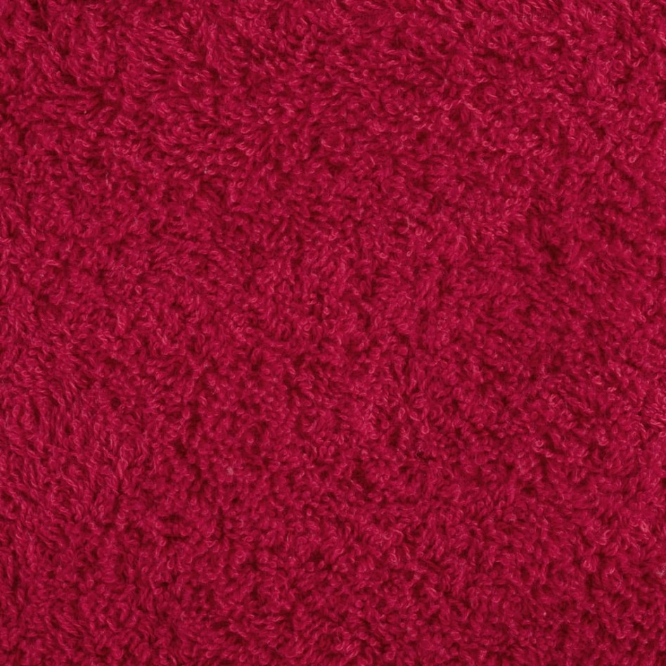 Toallas premium SOLUND 10 unidades rojo 100x200 cm 600