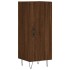 Aparador alto madera contrachapada roble marrón 34,5x34x180