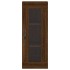 Aparador alto madera contrachapada roble marrón 34,5x34x180