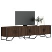 Mueble de TV madera de ingeniería roble marrón 180x34x41 cm