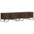 Mueble de TV madera de ingeniería roble marrón 180x34x41