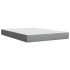 Cama box spring con colchón tela gris claro 160x200