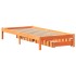 Estructura de cama sin colchón madera maciza marrón 90x190