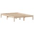 Estructura de cama sin colchón madera maciza de pino 120x190