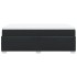 Cama box spring con colchón cuero sintético negro 120x190