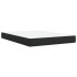 Cama box spring con colchón cuero sintético negro 160x200