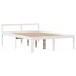 Cama personas mayores y cabecero madera pino blanco 150x200