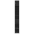Armario estrecho madera de ingeniería negro 30x42,5x225