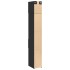 Armario estrecho madera de ingeniería negro 30x42,5x225