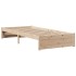 Estructura de cama con cabecero madera maciza pino 75x190