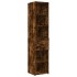 Armario estrecho madera ingeniería roble ahumado 40x42,5x225