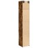 Armario estrecho madera ingeniería roble ahumado 40x42,5x225