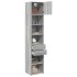 Armario estrecho madera ingeniería gris Sonoma 45x42,5x225