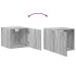 Armario estrecho madera ingeniería gris Sonoma 45x42,5x225