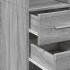 Armario estrecho madera ingeniería gris Sonoma 45x42,5x225
