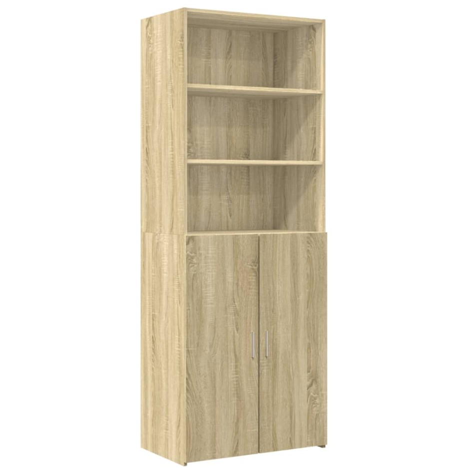 Armario de madera de ingeniería roble Sonoma 70x42,5x225