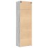 Armario de madera ingeniería gris Sonoma 70x42,5x225