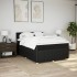 Cama box spring con colchón tela negro 140x190