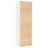 Armario de madera de ingeniería blanco 70x42,5x225