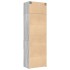 Armario de madera ingeniería gris Sonoma 70x42,5x225