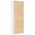 Armario de madera de ingeniería blanco 80x42,5x225