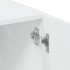 Armario de madera de ingeniería blanco 80x42,5x225