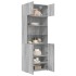 Armario de madera ingeniería gris Sonoma 80x42,5x225