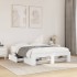 Estructura de cama madera de ingeniería blanca 120x190